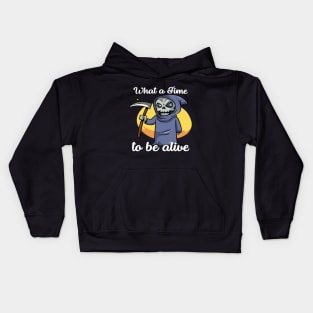 What a time to be alive Kids Hoodie